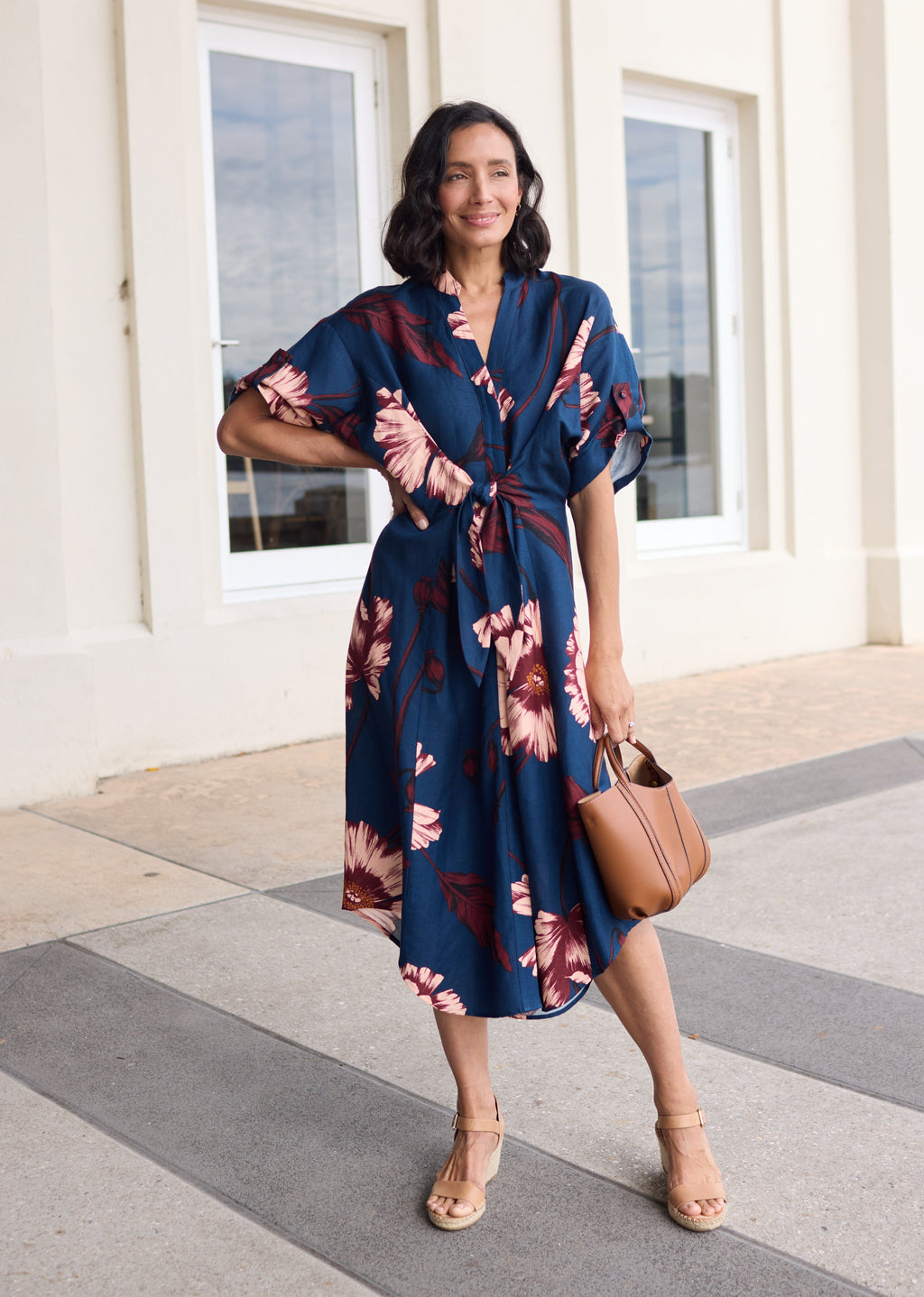 CHLOE MIDI DRESS - ARABELLA PRINT