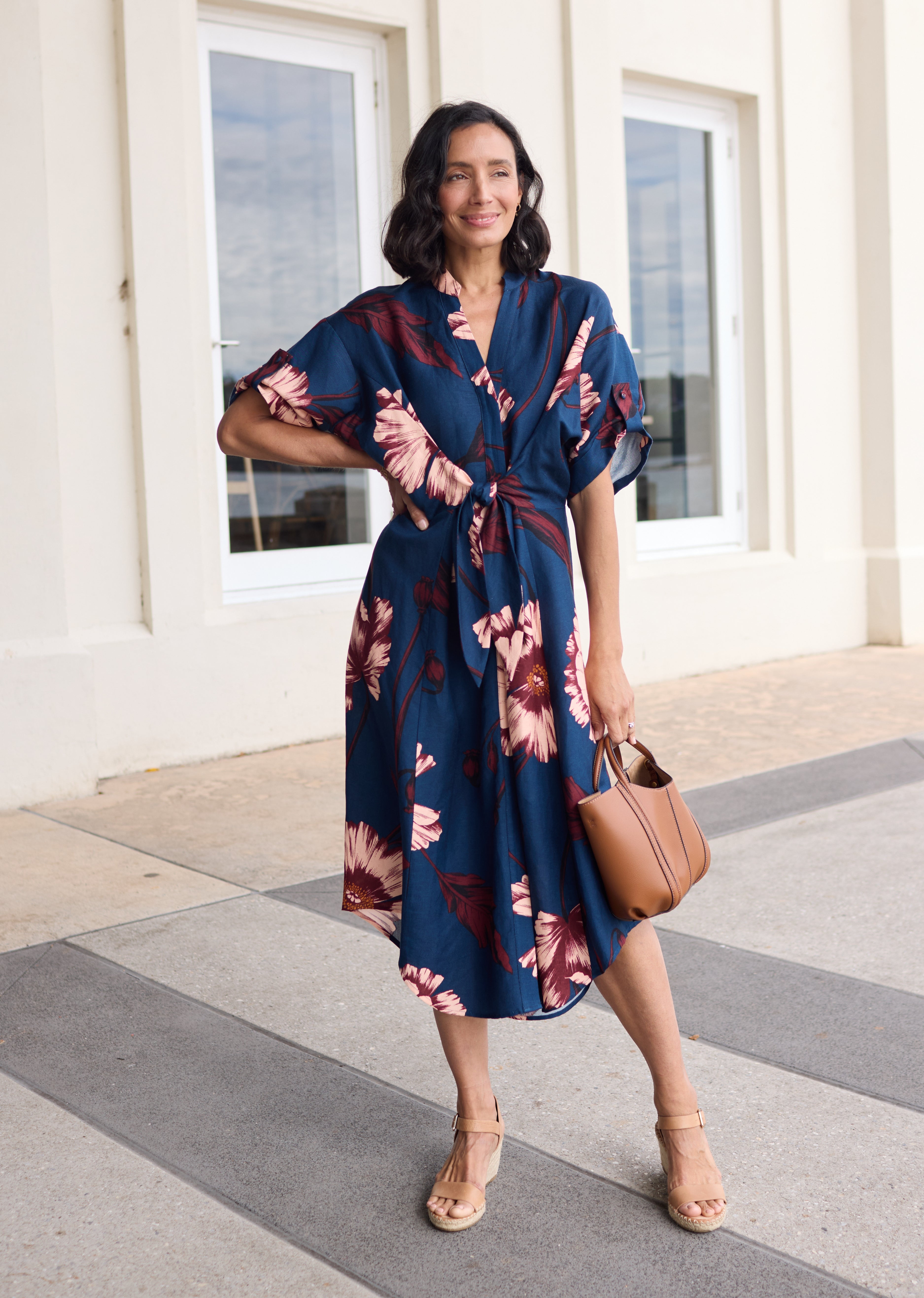 CHLOE MIDI DRESS - ARABELLA PRINT