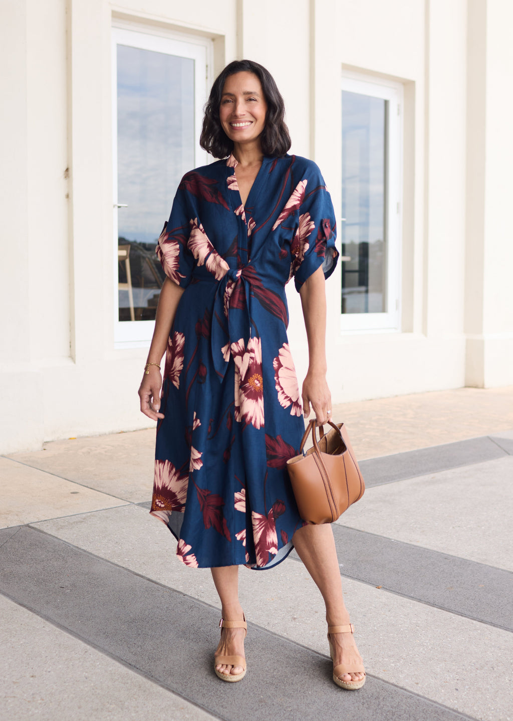 CHLOE MIDI DRESS - ARABELLA PRINT