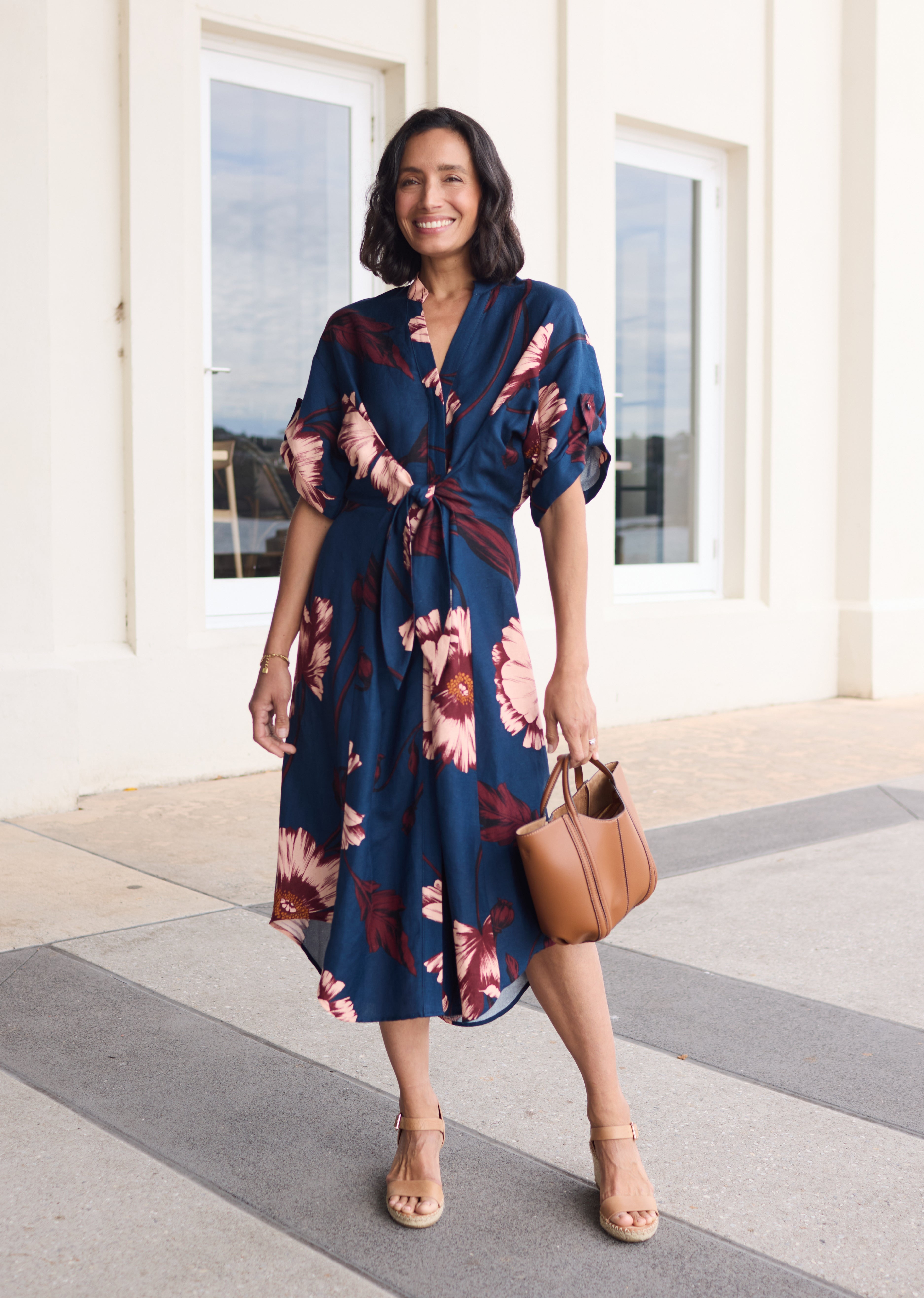 CHLOE MIDI DRESS - ARABELLA PRINT