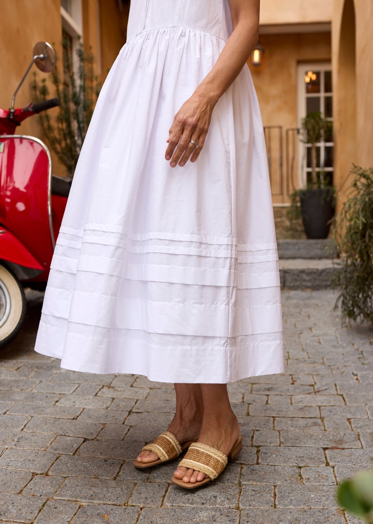 GRACIE SHIRTDRESS - WHITE