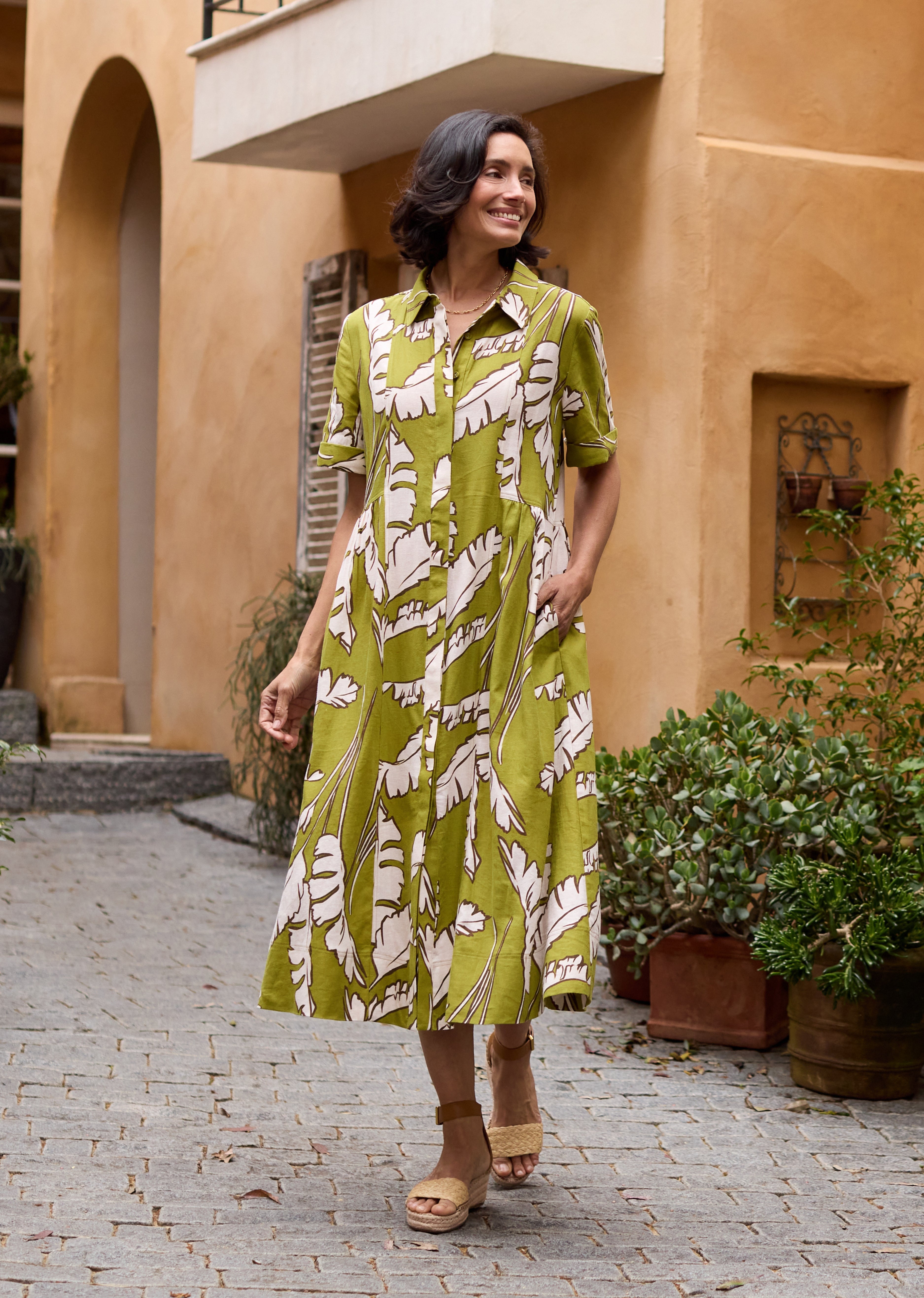 GISELLE SHIRTDRESS - ANOUK PRINT