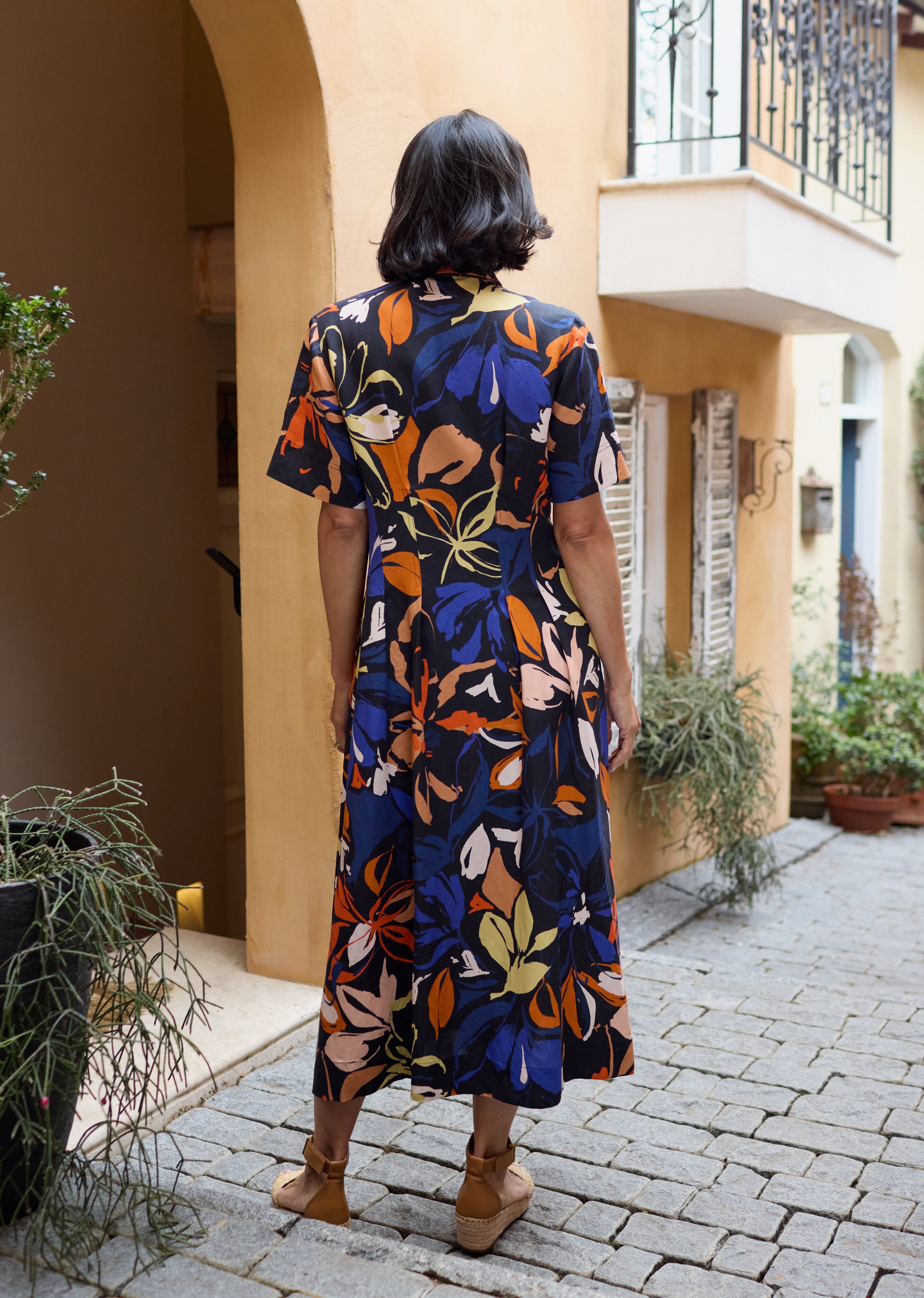 CLEO MIDI DRESS - MAISIE PRINT