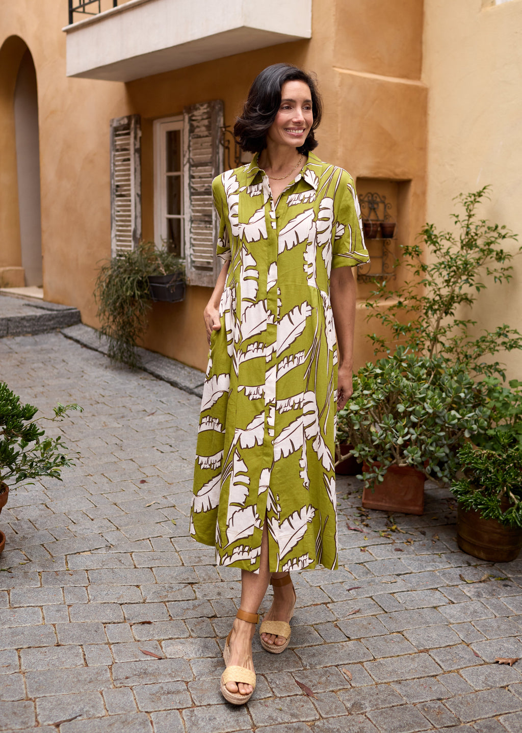 GISELLE SHIRTDRESS - ANOUK PRINT