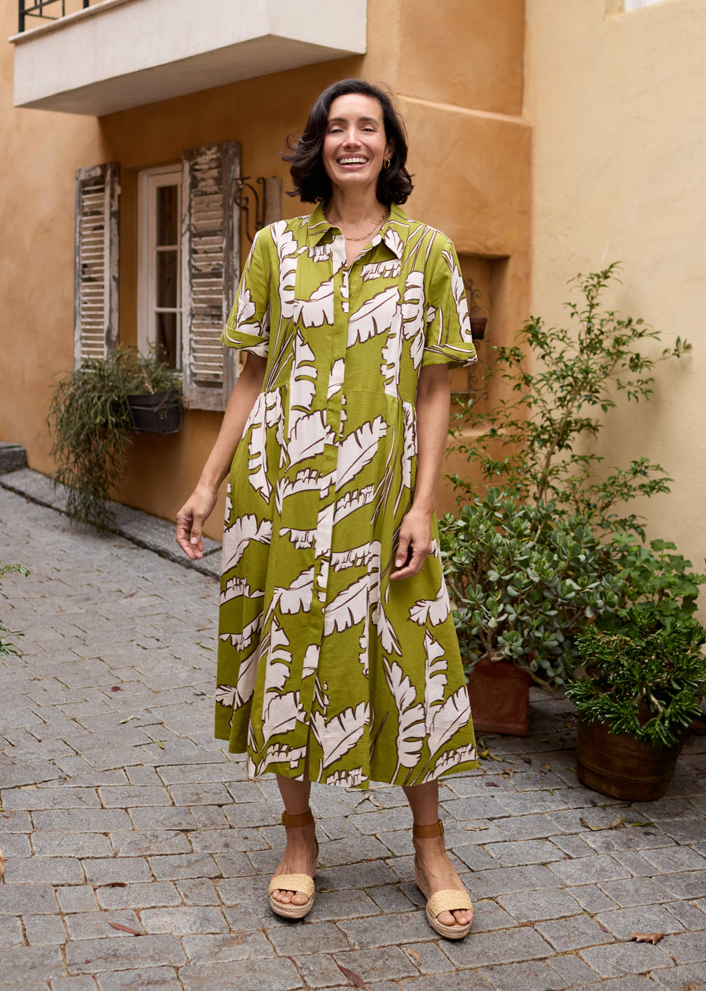 GISELLE SHIRTDRESS - ANOUK PRINT