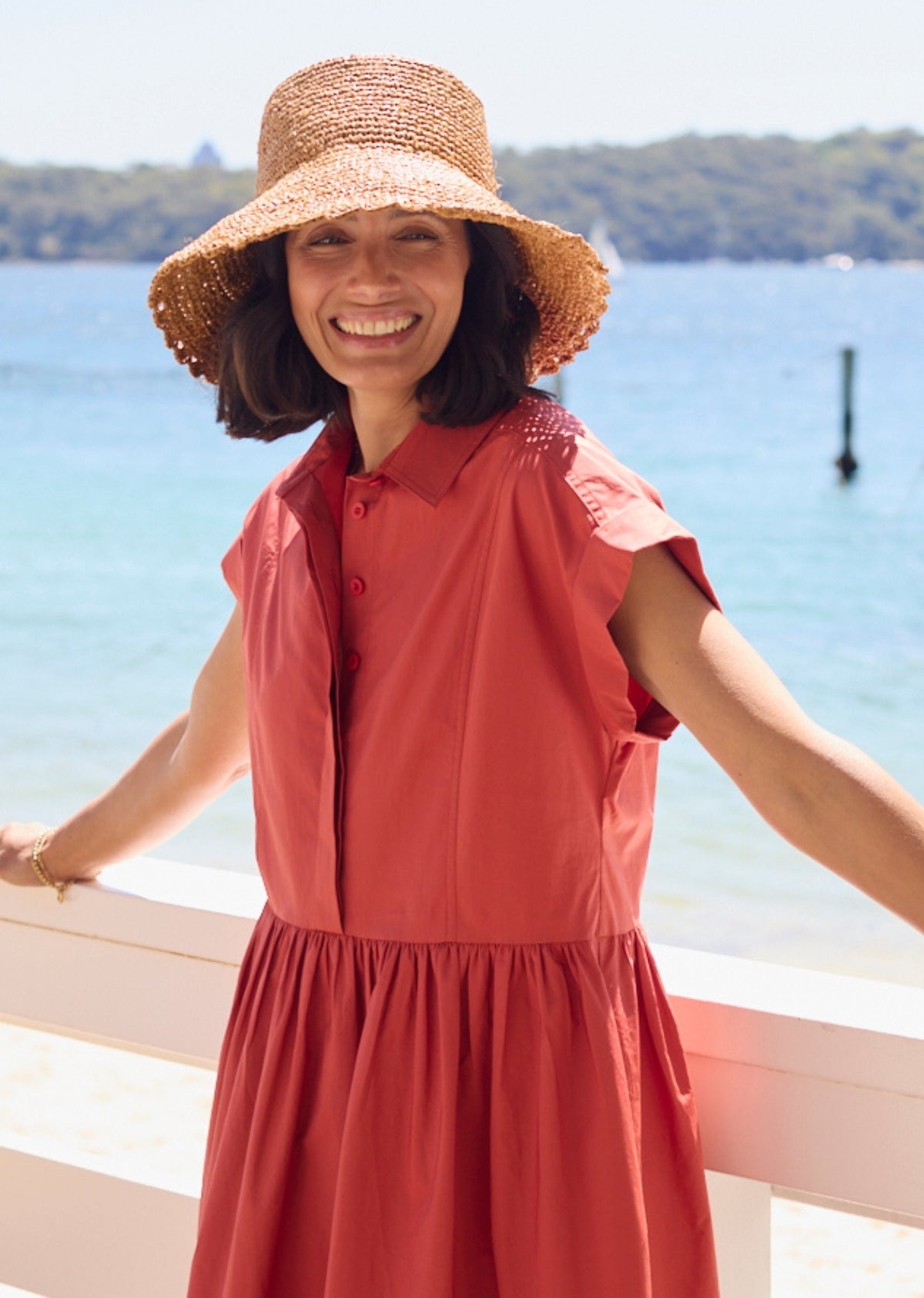 GRACIE SHIRTDRESS - TUSCAN ROSE