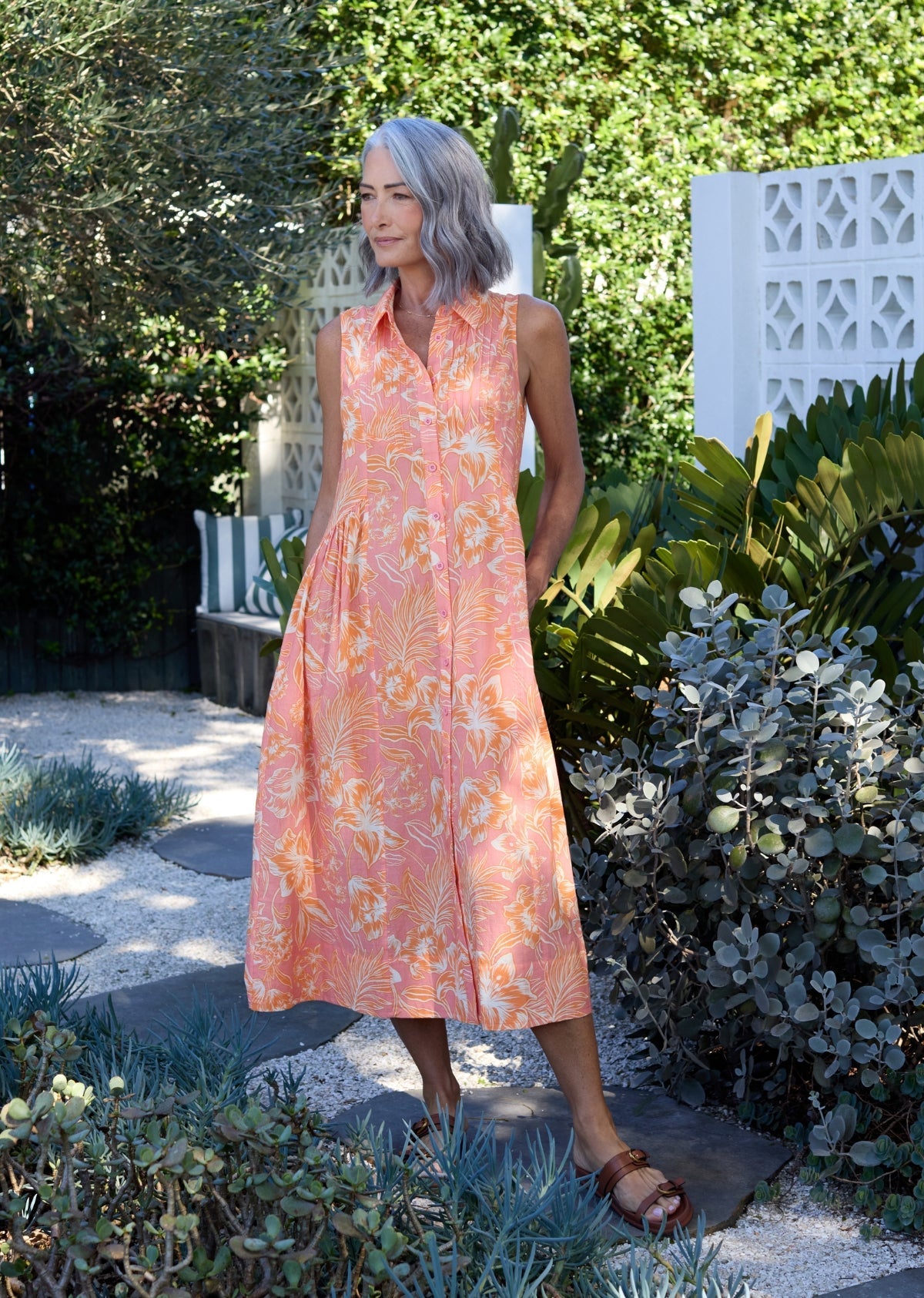 CORINNE SHIRTDRESS - AURELIA PRINT - PETITE