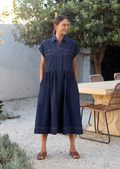 HARPER DENIM DRESS - INDIGO