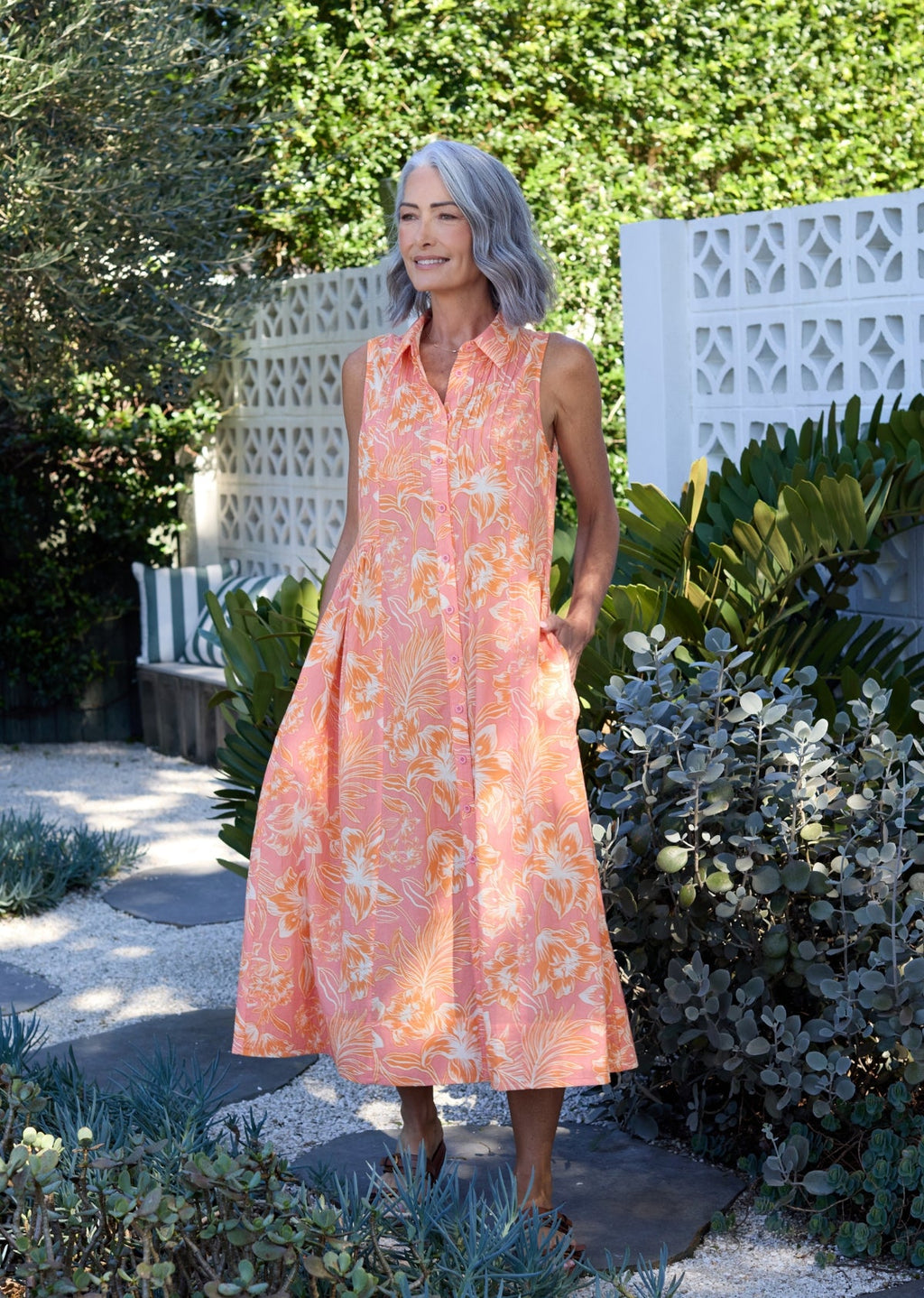 CORINNE SHIRTDRESS - AURELIA PRINT - PETITE