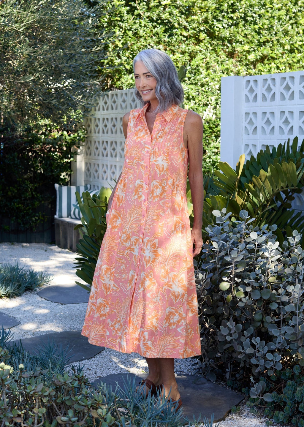 CORINNE SHIRTDRESS - AURELIA PRINT - PETITE