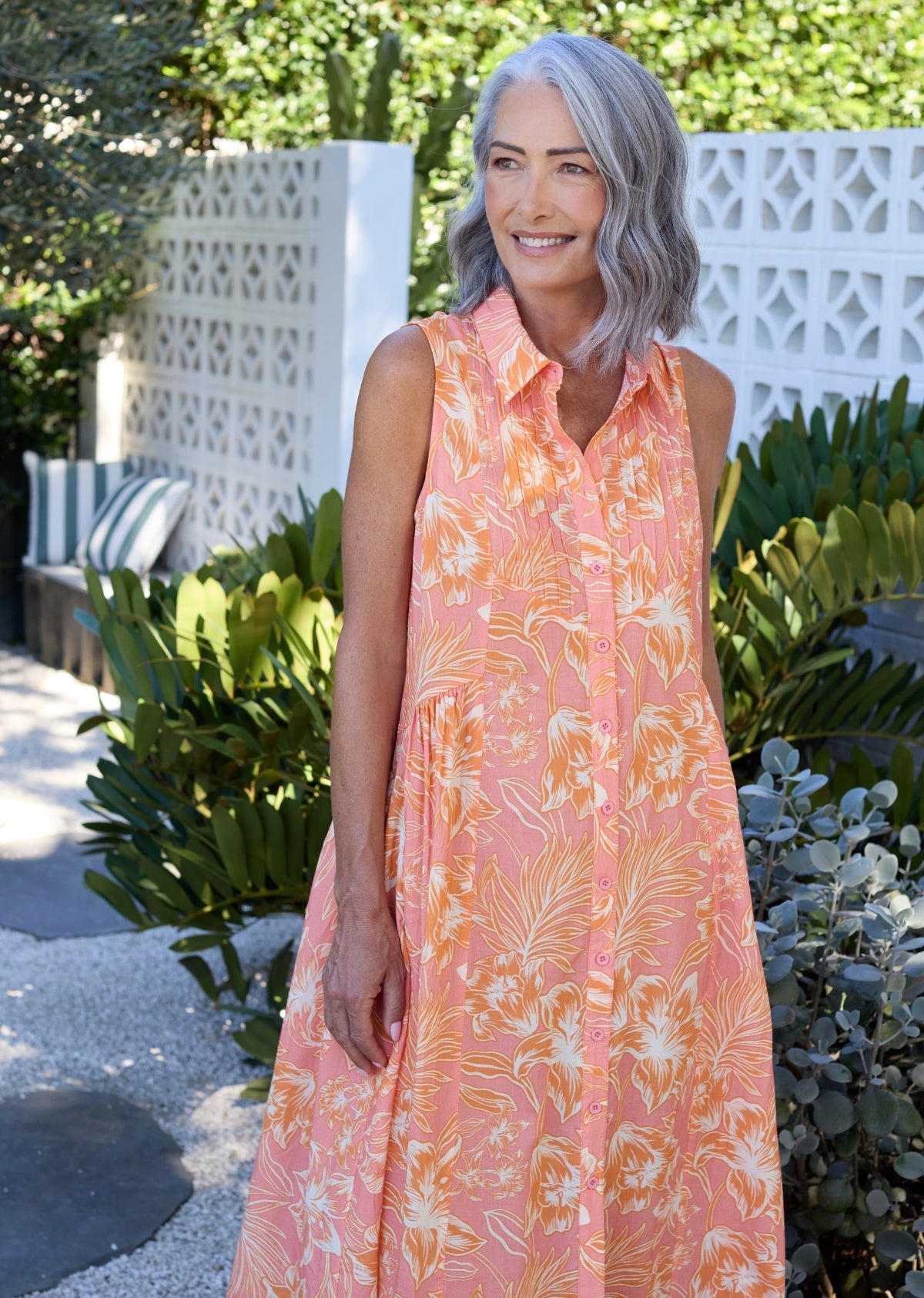 CORINNE SHIRTDRESS - AURELIA PRINT - PETITE