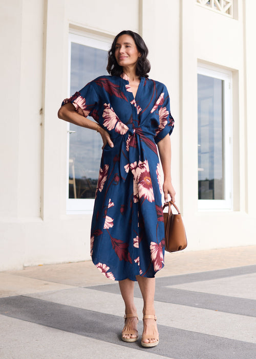 CHLOE MIDI DRESS - ARABELLA PRINT