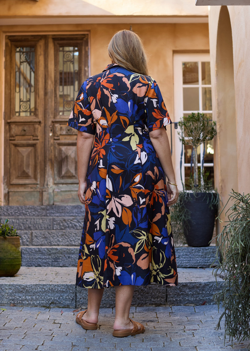 CLEO MIDI DRESS - MAISIE PRINT