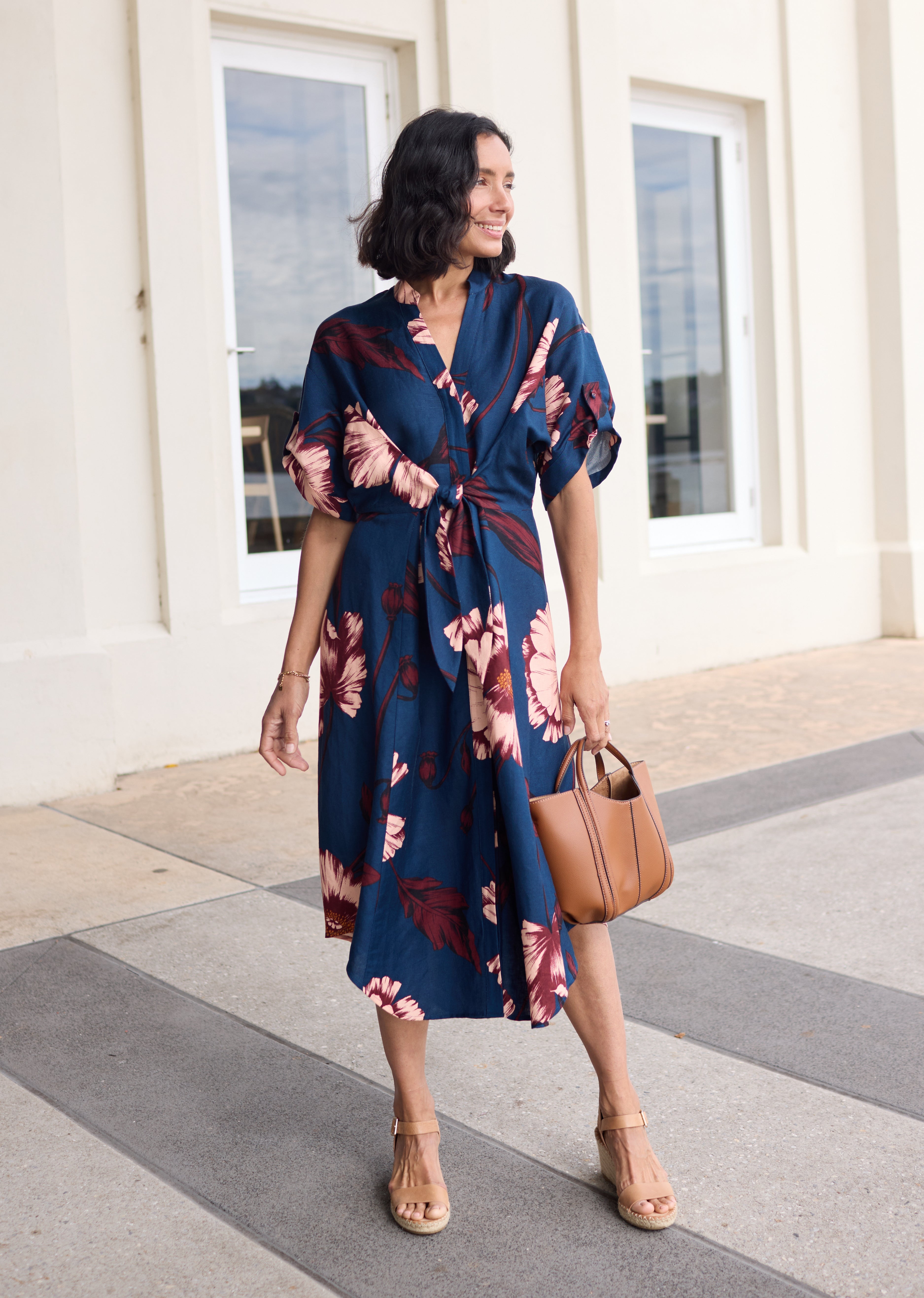 CHLOE MIDI DRESS - ARABELLA PRINT