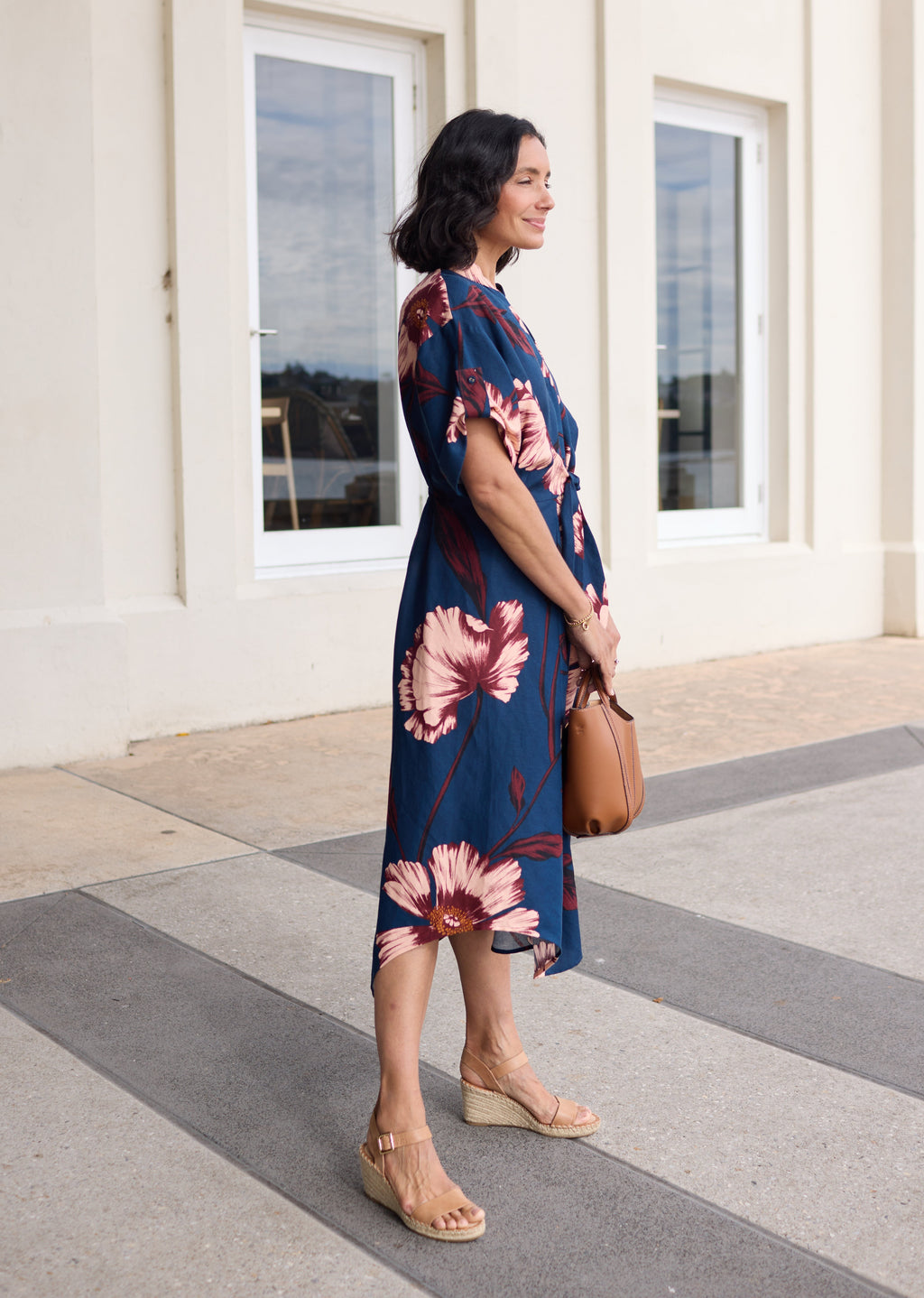 CHLOE MIDI DRESS - ARABELLA PRINT