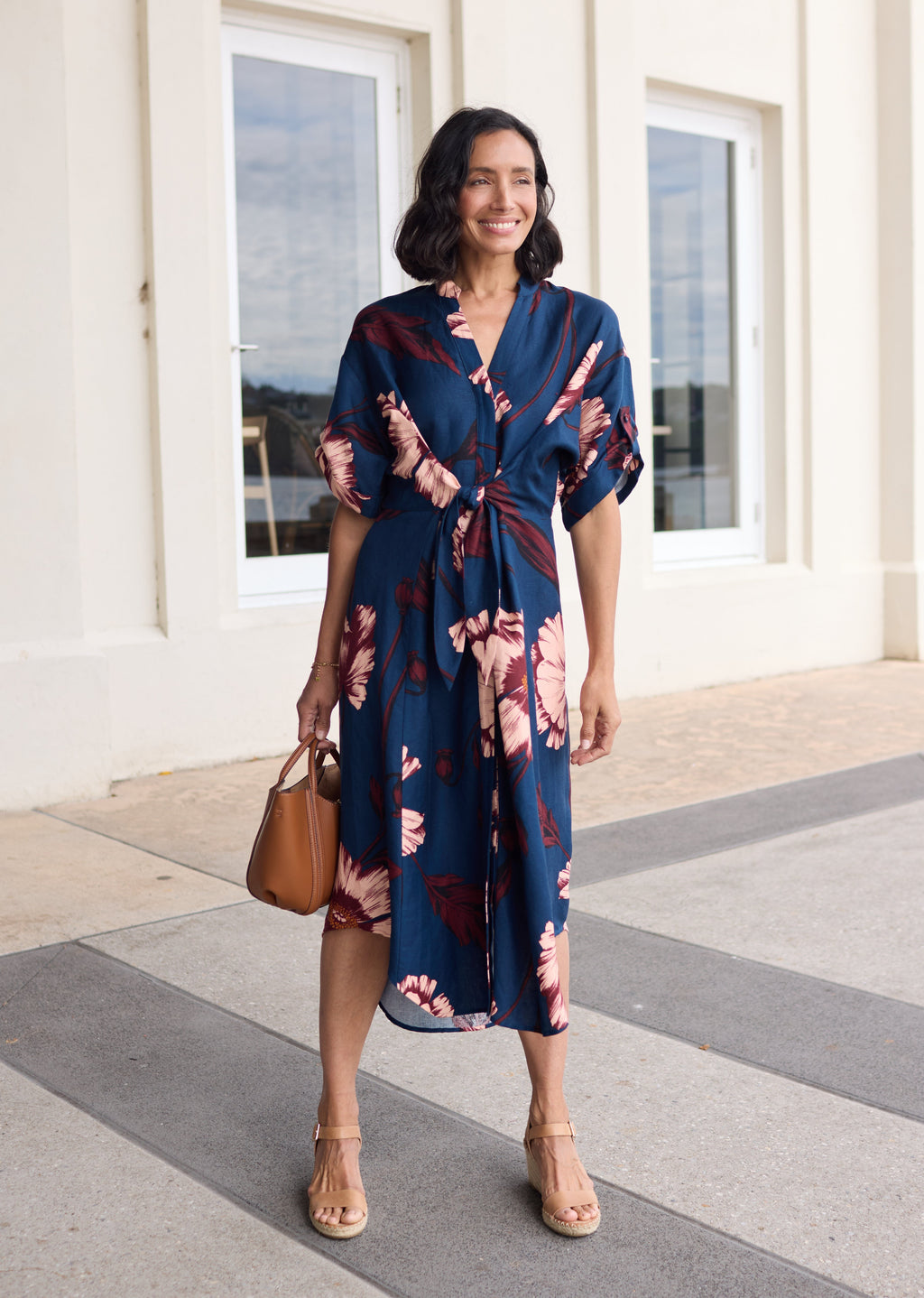 CHLOE MIDI DRESS - ARABELLA PRINT